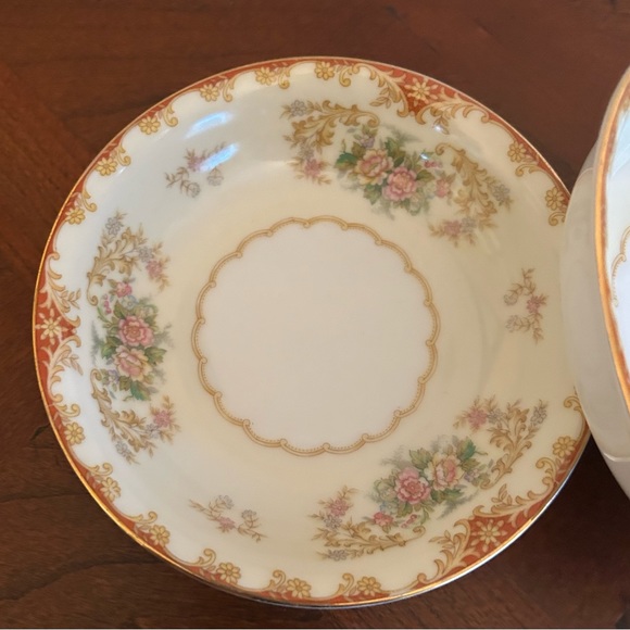 Noritake Cardinal Pattern 98829, Set of 3 Berry Bowls, small dessert bowls - Picture 10 of 12